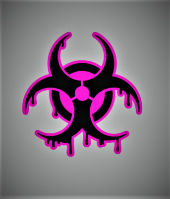 Aufkleber Biohazard Car Auto Sticker Tuning JDM Decal Bike Virus Neon Endzeit