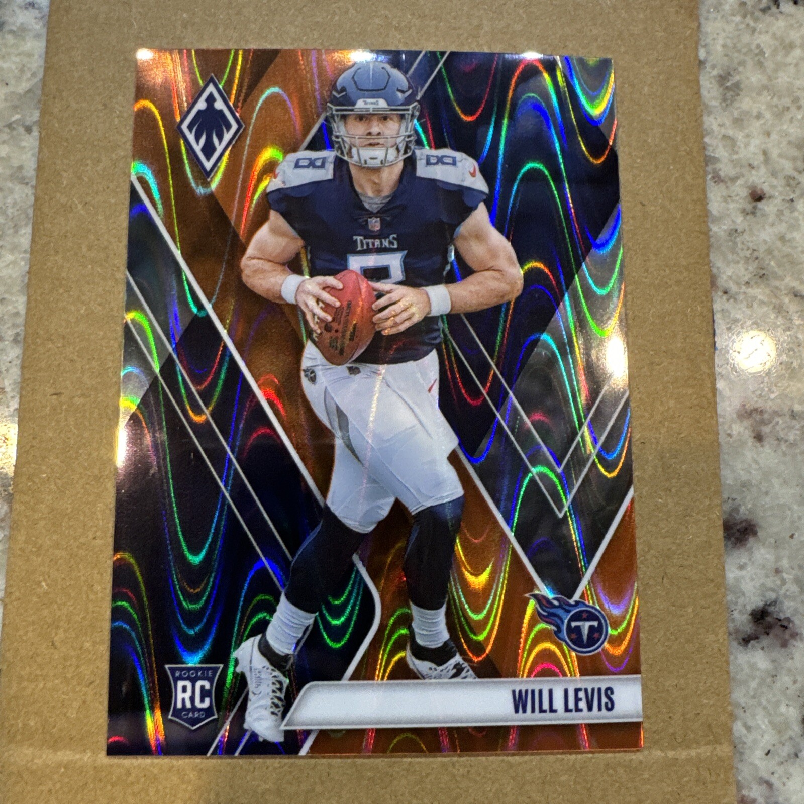 Will Levis /99 (RC) 2023 Panini Phoenix - Rookies Orange Seismic #118