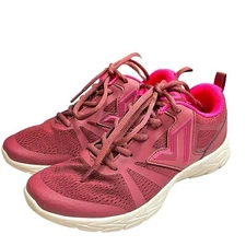 Vionic Shoes Womens size 6 Miles Running Sneakers Burgundy Low Top Round Toe