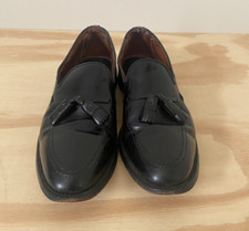 Allen Edmonds Grayson Black Leather Tassel Loafers Men  s 11.5 B Dress Shoes