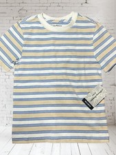 NWT TOMMY BAHAMA--Boy's Crew Neck Short Sleeve Striped Tee Shirt Size Small 5-6
