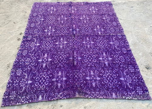 Vintage Traditional Handmade Beautiful Batik Kilim Floor Rug Carpet 212x163 cm