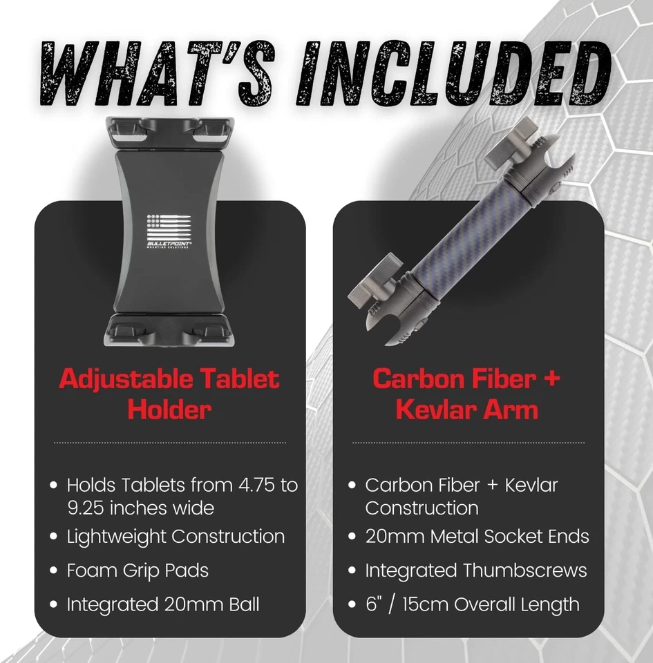 Mounting Solutions Universal Tablet Mount for Truck Compatible with Apple iPad & - image 4 of 4