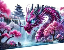 Large Diamond Art Kits for Adults - Dragon Diamond Painting Kits for Adults Begi