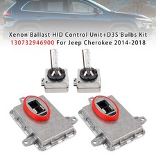Xenon Ballast Hid Control Unit D3s Bulbs Kit For Jeep Cherokee 2014-2018 Us