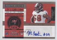 2011 Playoff Contenders Rookie Ticket Mason Foster #158 Auto e2e
