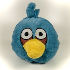 Angry Birds 5  Blue Bird Jay Plush Stuffed Animal Toy No Sound 2010 Commonwealth