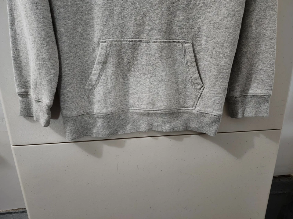 GAP Sudadera Niños Grande Sudadera con Capucha Pullover Logo Hechizo Bordado Brezo Vellón Foto 2 de 4