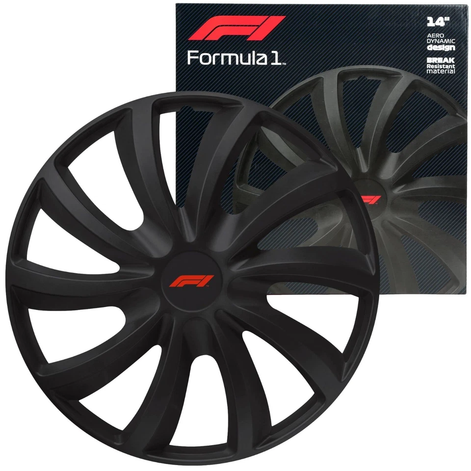Formula 1 Radzierblenden-Set 14 Zoll R14 14" 4x Radkappen Radblenden Abdeckung - Bild 1 von 4