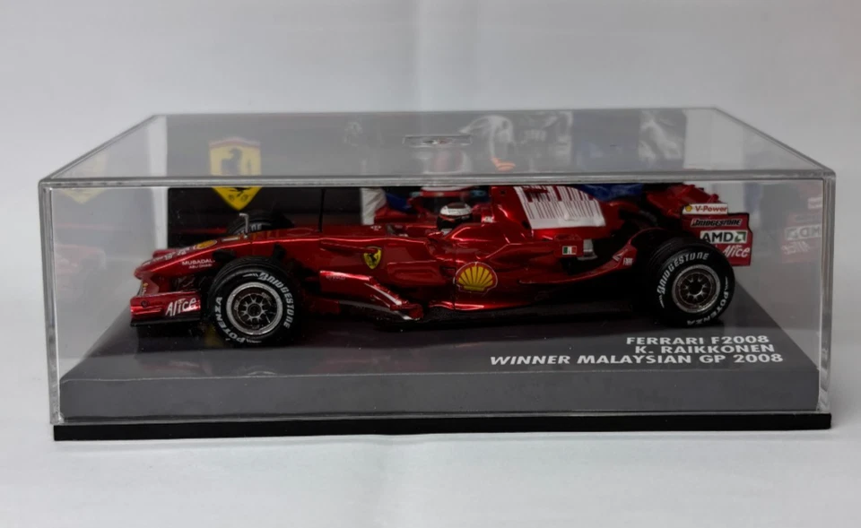 Ferrari f2008 Raikkonen winner Malaysian Gp 2008 1/43 1:43 hot wheels f 2008 - Immagine 2 di 4