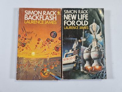 Simon Rack Backflash New Life For Old by Laurence James Vintage Sci Fi Paperback