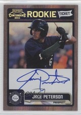 2011 Playoff Contenders Rookie Tickets Signatures Jace Peterson #RT47 Auto 0p8