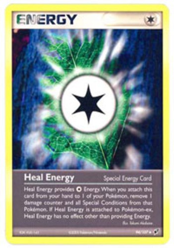 Moderately Played Heal Energy - 94/107 - Uncommon Pokemon Deoxys