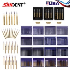 Dental Carbide Bur Friction Grip FG Round 557 330 For High Speed Handpiece