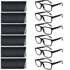 SIGVAN 6 Pack Blue Light Blocking Reading Glasses for Men Women, Spring Hinge 2.