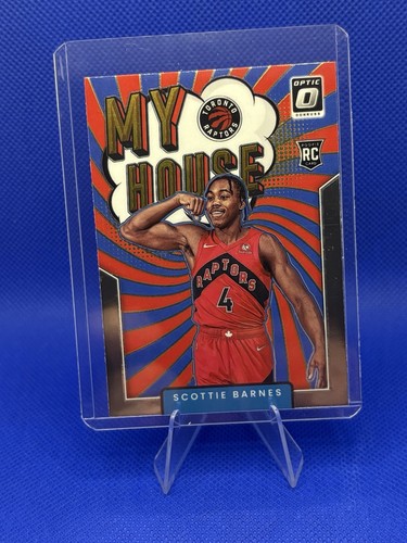 Scottie Barnes [Holo] #19 2021 Panini Donruss Optic My House card