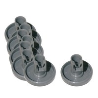 Neu 8X Korbrolle FüR Unterkorb SpüLmaschine Aeg Electrolux 50286965004