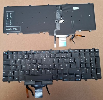 Tastatur Dell Latitude E-Serie 5580 5590 Beleuchtung Backlit Keyboard DE QWERTZ
