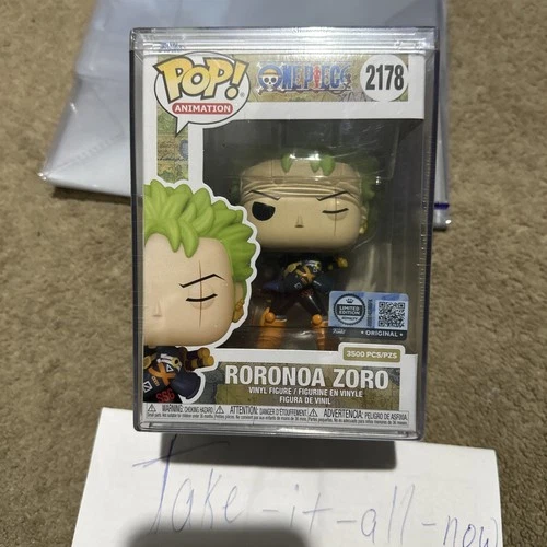 Funko 2178 One Piece Roronoa Zoro Hot Topic 3500 Dbl Bx FreePriorityShip US ONLY