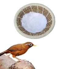 Parrot Hemp Rope Grass Woven Hanging Nests Bird Supplies Breeding