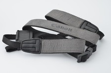 Canon Camera Shoulder Neck Strap Gray Black Very Good Genuine from Japan