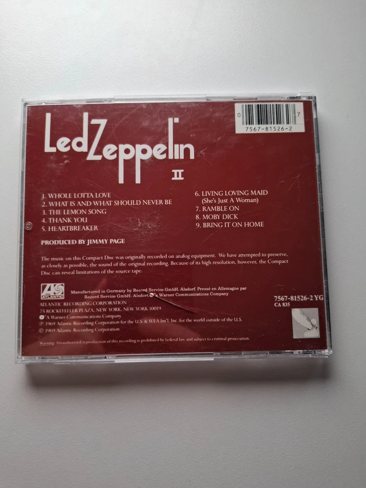 Led Zeppelin – Led Zeppelin II | Album CD | Gut - Bild 3 von 3