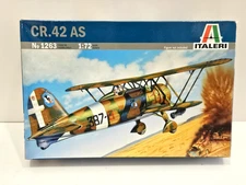 1/72 ITALERI FIAT CR.42 AS BIPLANE #1263 NEW PLASTIC MODEL KIT US SELLER