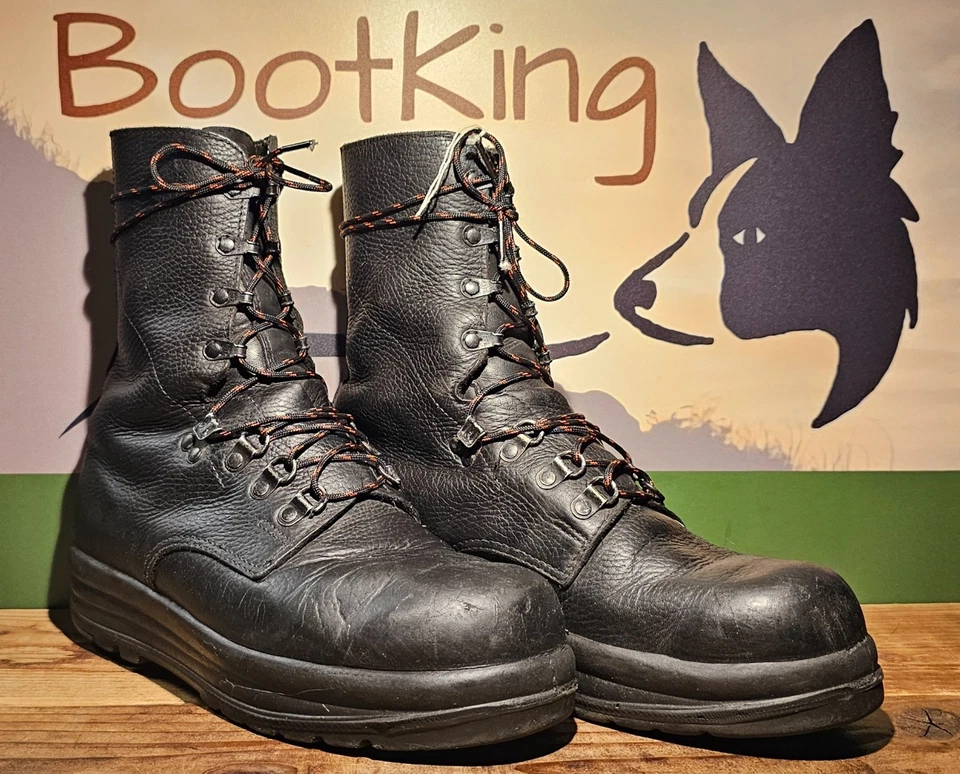 Botas de trabajo pesadas de combate, motociclismo, senderismo, militares suizos KS90 UK 10 - Imagen 2 de 4