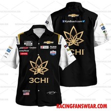 Kyle Busch Nascar 2023 RCR Racing Uniform Apparel Clothes Hawaiian Shirts