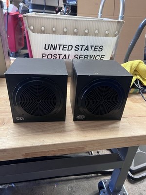 Pair Of Vintage Auratone Primo Sound Cubes - Black