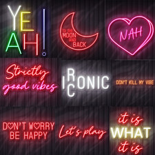 LED Neon Sign UK – Modern Wall Light for Bedroom, Home & Bar Decor