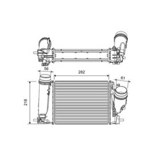 Valeo Ladeluftkühler für Nissan Renault