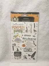 Scrapbooking Stickers Halloween -- 3D Scary NEW- FREE SHIPPING 16 PCS