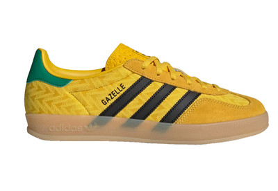 SIZE 6 - NEW ADIDAS Gazelle Indoor EQT Yellow Black BROWN GUM Women's JR2417