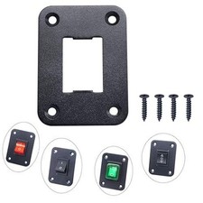 Rocker Switch Panel Housing 1 Way Metal Aluminum Switch Plate Holder Universal C