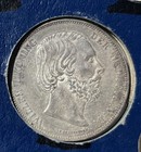 1872 NETHERLANDS 2.5 Gulden Willem III Silver Coin KM#82 — photo 7