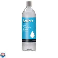 SMPLY. USP Food Grade 99.9% Pure Propylene Glycol, 32 oz