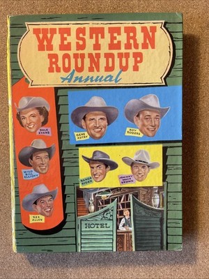 Western Roundup Annual UK 1958 High Grade, Unclipped, No Pen, Great Colours HB