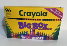 Vintage Crayola Big Box of Crayons 96 Colors ...
