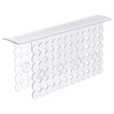 Plastic Sink Saddle, Sink Divider Mat with Strong Suction Cups, Kitchen Divided