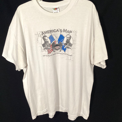 Men's Graphic T Shirt, 2XL, USGS Mapping ,John Wesley Powell, Henry Gannett