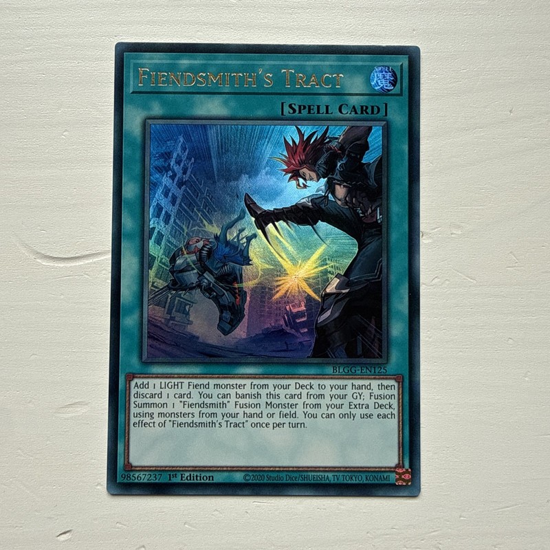BLGG-EN125 Fiendsmith’s Tract Ultra Rare YuGiOh! NEW
