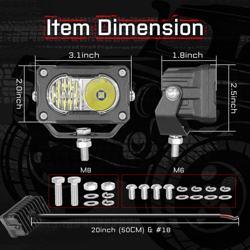 LED Light Bar Rocker Switch Wiring Harness Kit Wireless Remote Strobe CAR BOAT - Afbeelding 34 van 201