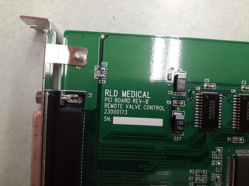 RLD Medical PCI Board REV-B Remote Valve Control Card 23000173 - Picture 2 of 4