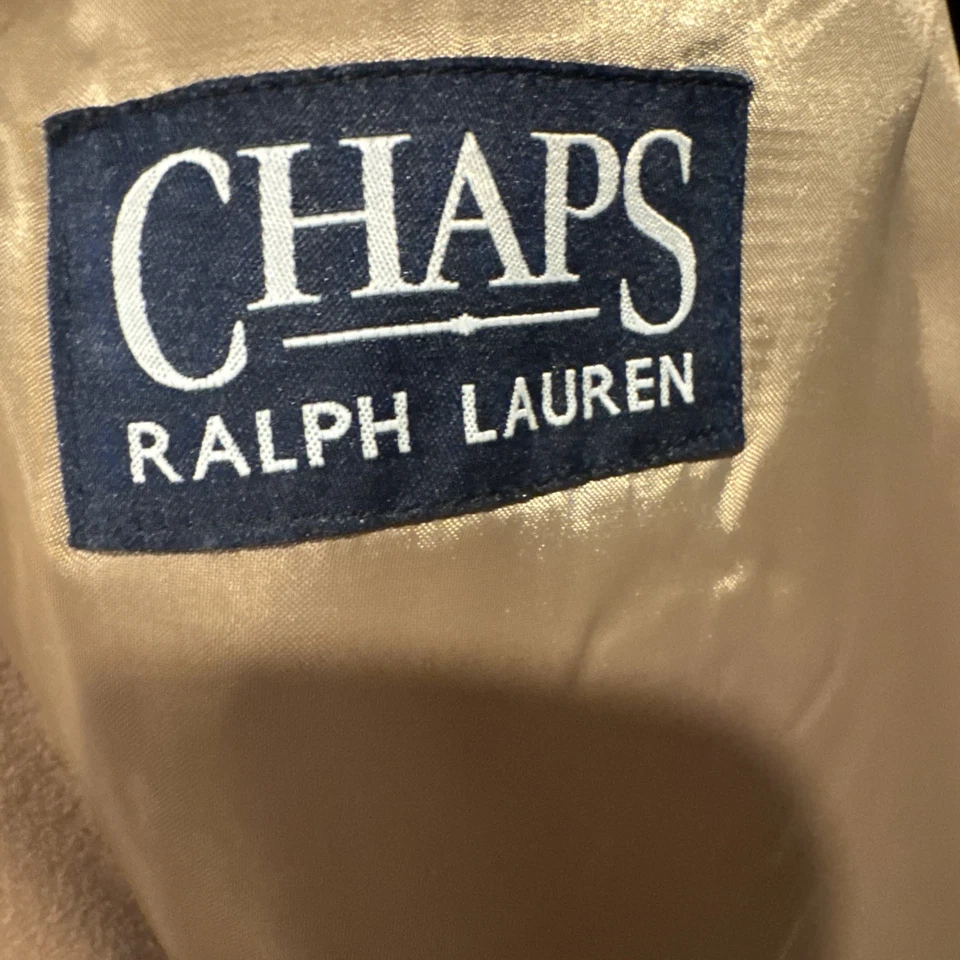 Abrigo Ralph Lauren Chaps Largo Mezcla Lana Hombre 44L XL Foto 3 de 4