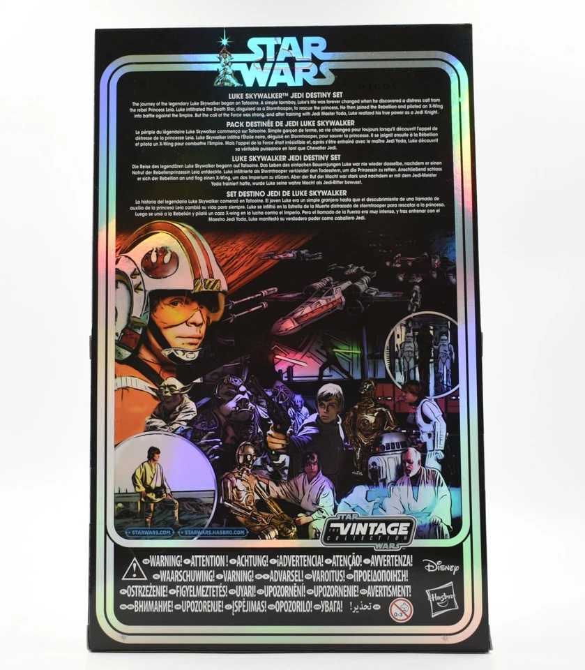 Star Wars The Vintage Collection Jedi Destiny Luke Skywalker Special Figure Set - Image 2 of 2