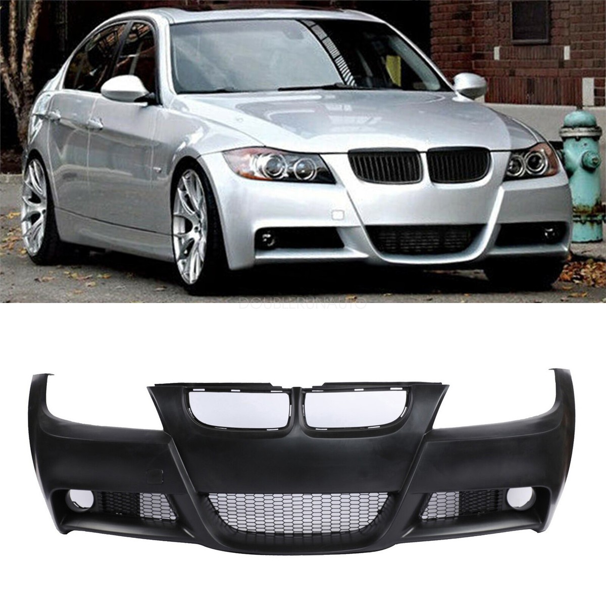 2006-2008 BMW 3-Series E90 E91 4dr M-Tech Style Front Bumper Cover