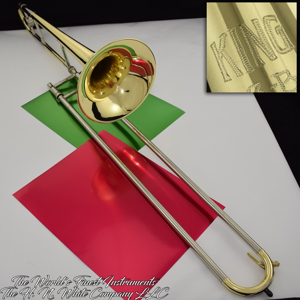 1962 Vintage King H. N. White 3B Concert Trombone PLAYER SN:383051