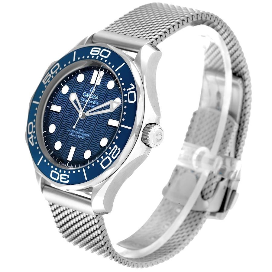 Omega Seamaster Diver Blue Dial Bezel James Bond Men's Watch 210.30.42.20.03.002 image 7
