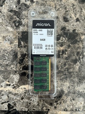 【ジャンク】Micron DDR5 ECC RDIMM 64GB OEMPCWorld.com: Micron 64GB DDR5-5600 MTC40F2046S1RC56BD1R RDIMM